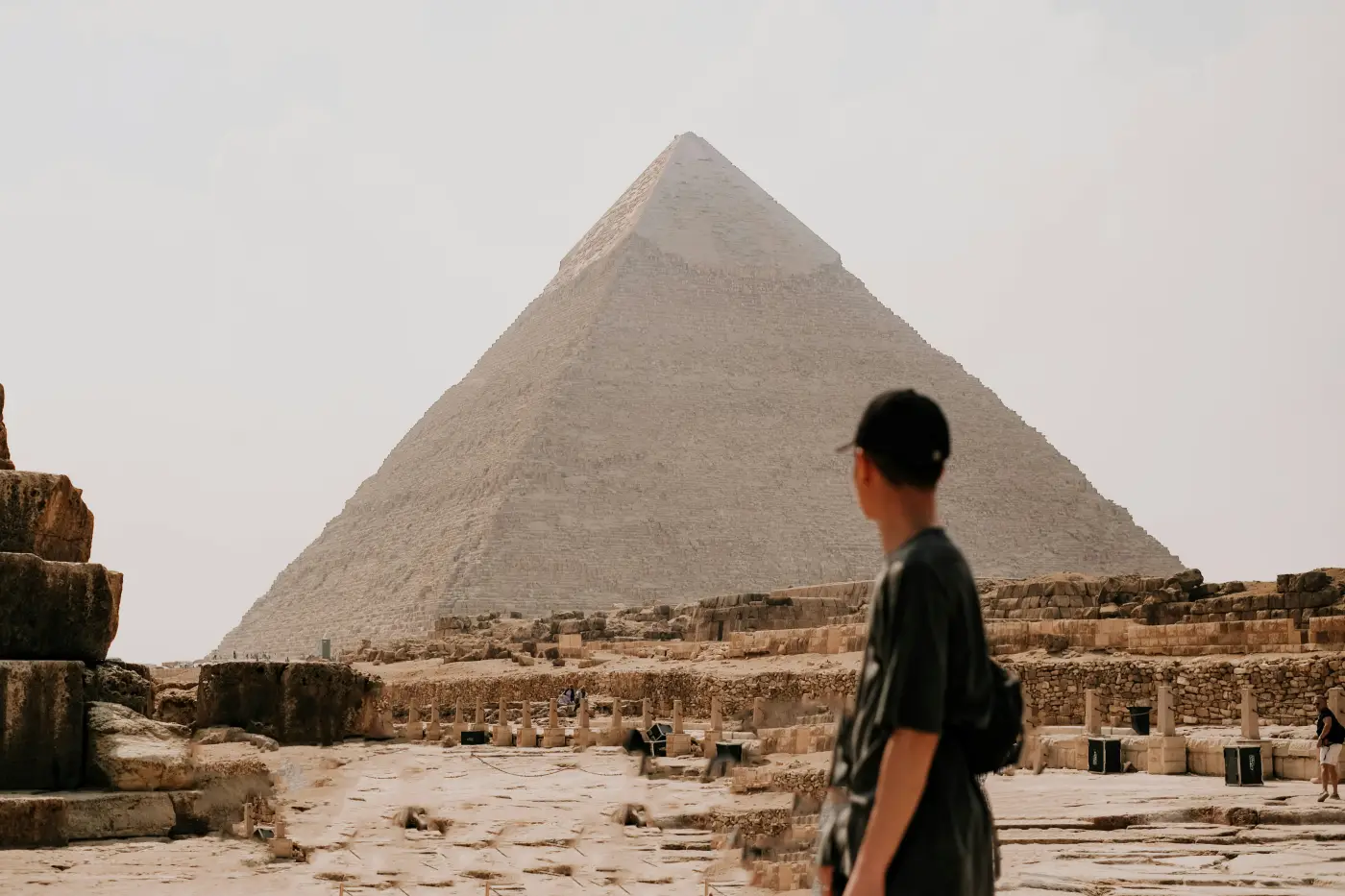 Sunset at Giza Pyramids
