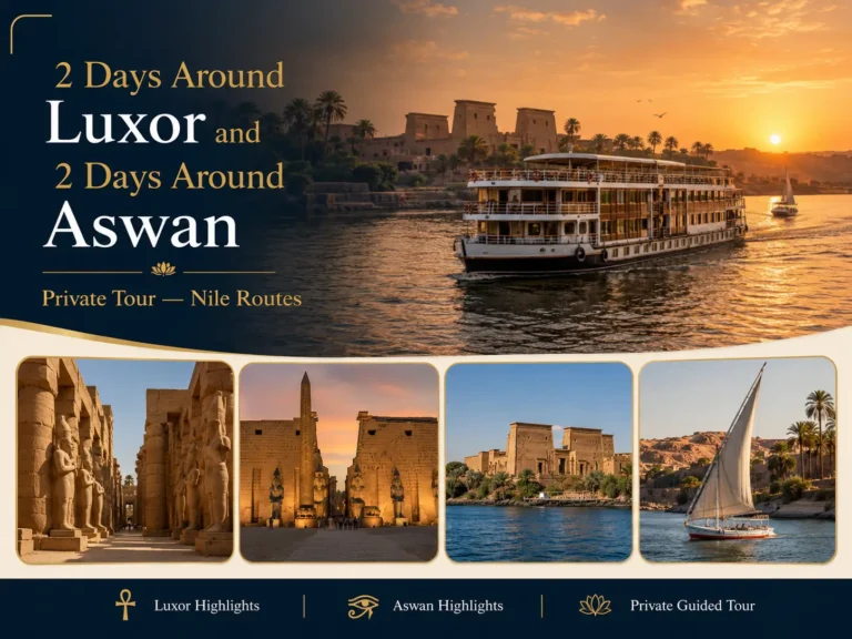 2 Days Around Luxor and 2 Days Around Aswan | Private Tour — Nile Routes