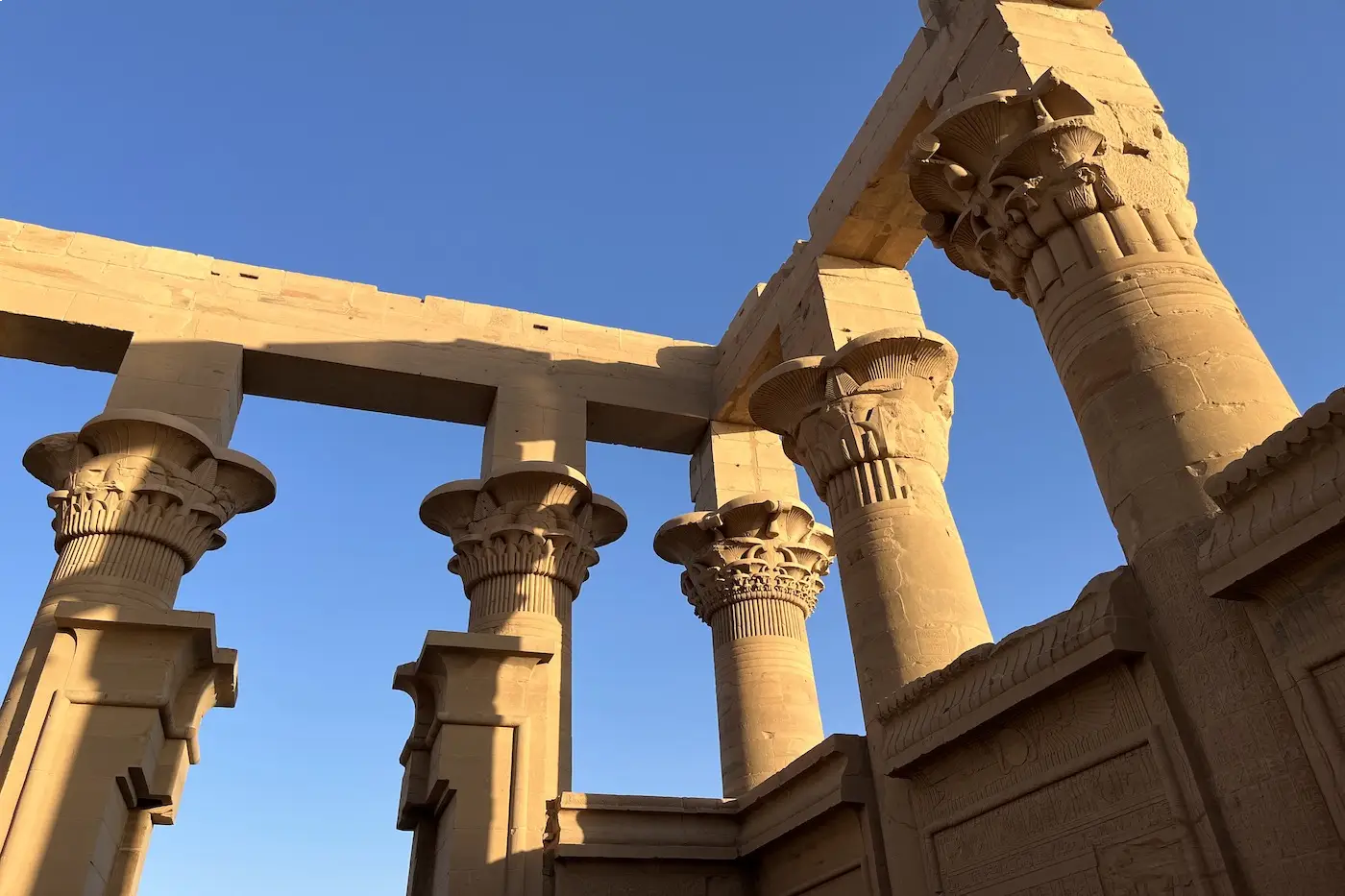Philae Temple in Aswan, a common extension south after a Cairo itinerary