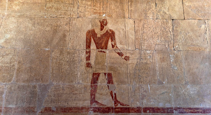 Terraced colonnades of the Temple of Hatshepsut in Luxor, Egypt